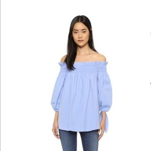 Caroline Constas French Blue Lou top XS